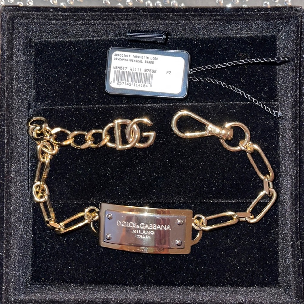 Preloved Dolce & Gabbana bracelet pristine condition never worn. Silver n gold